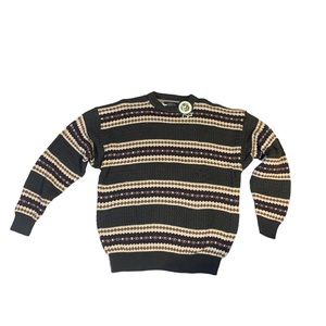 NWT Wood & Gray Eclectic Grandpa 100% Cotton Sweater Sz L Unisex